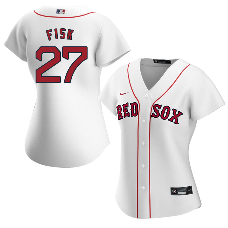 Nike Women #27 Carlton Fisk Boston Red Sox Baseball Jerseys Sale-White